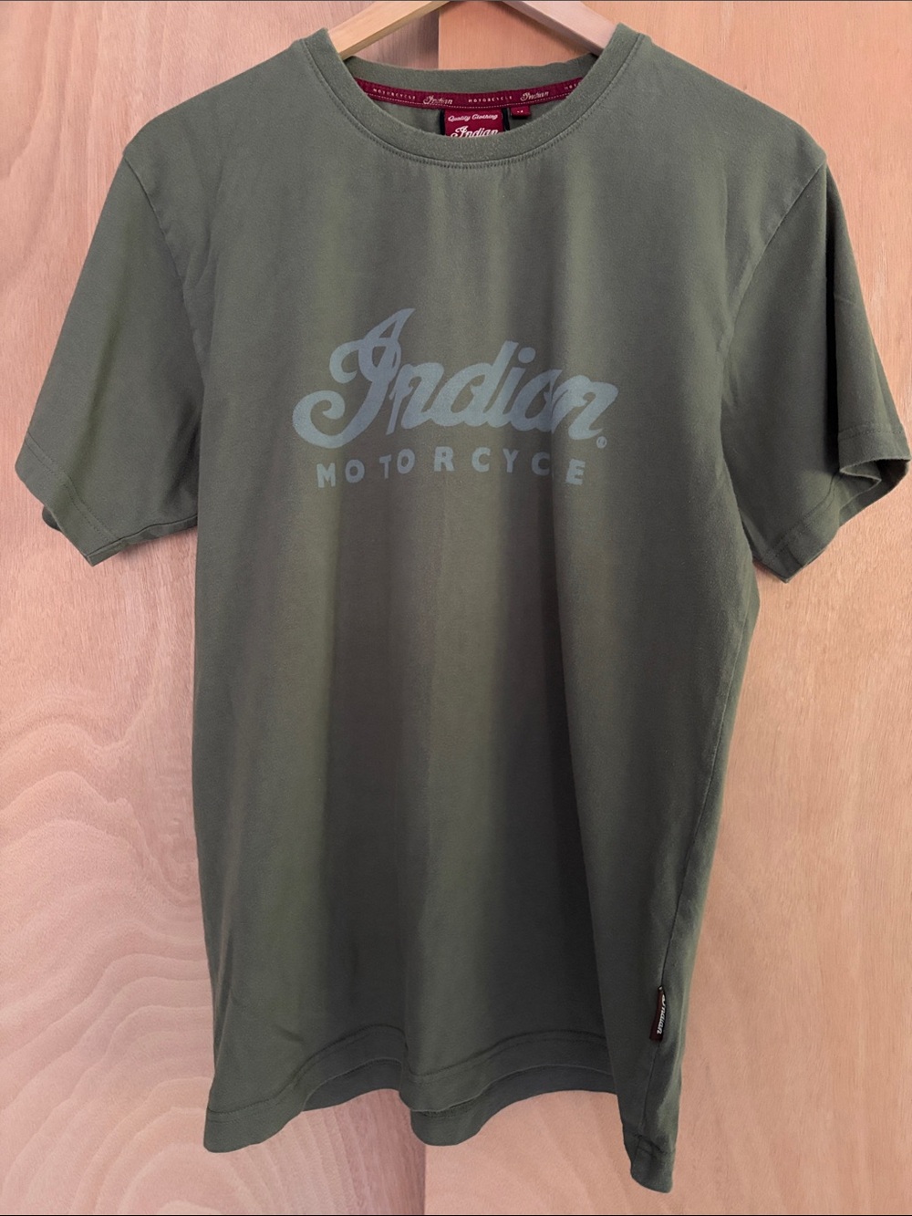 Men's Olive Green Indian Motorcycle Tee